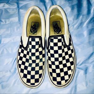 Checkered Platform Vans